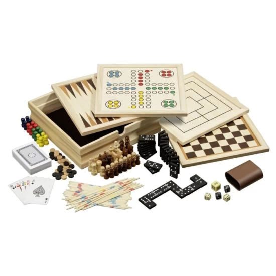 Houten Spellen Verzameling 10 Klein Houten Spellen Verzameling 10 Klein