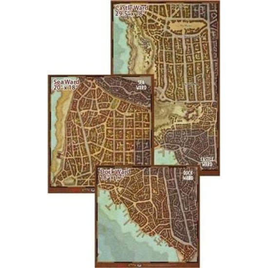 Dungeons And Dragons Waterdeep Dragon Heist Map Set