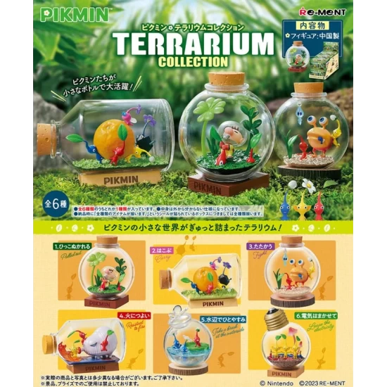 Pikmin Mini Figures Terrarium Collection Display (6)