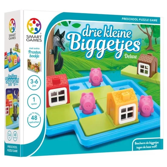 Drie Kleine Biggetjes - Deluxe (48 Opdrachten)