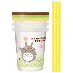 My Neighbor Totoro Cup And Straw Set 3-Set My Neighbor Totoro Cup And Straw Set 3-Set