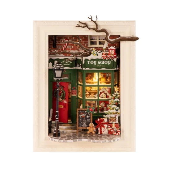 Robotime Santas Toy Shop Dp006 168110X218 Cm