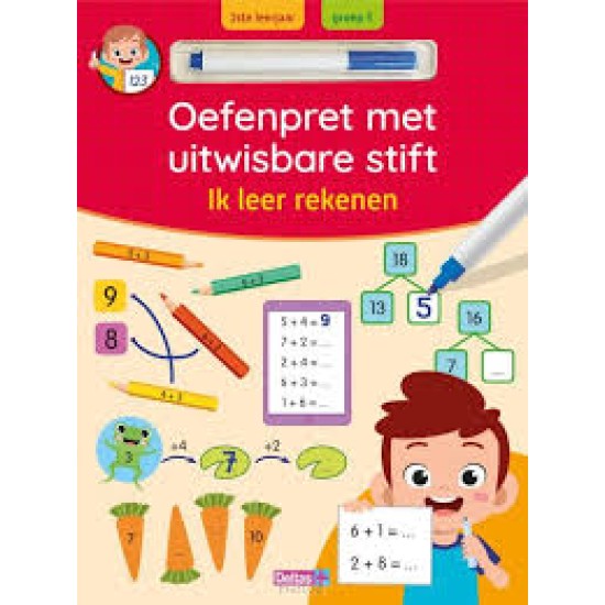 Oefenpret Met Uitwasbare Stift - Ik Leer Rekenen