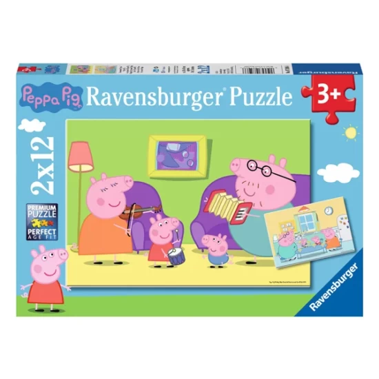 Legpuzzel Thuis Bij Peppa Pig 2X12 St.