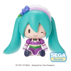 Character Vocal Series 01: Hatsune Miku Fuwa Petit Chibi Figure Hatsune Miku X Love And Berry Dress Up And Dance! Sparkly Purple 8 Cm
