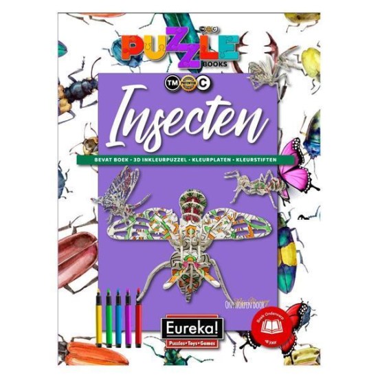 Eureka 3D Puzzel Books - Insecten Eureka 3D Puzzel Books - Insecten
