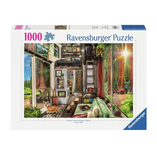 Tiny House In Redwood Forest (1000)