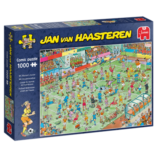 Jan Van Haasteren Legpuzzel - Wk Vrouwenvoetbal 1000St.