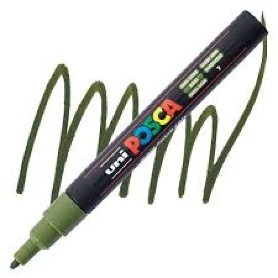 Posca Verfmarker (Conisch) Fijn: Kaki Posca Verfmarker (Conisch) Fijn: Kaki