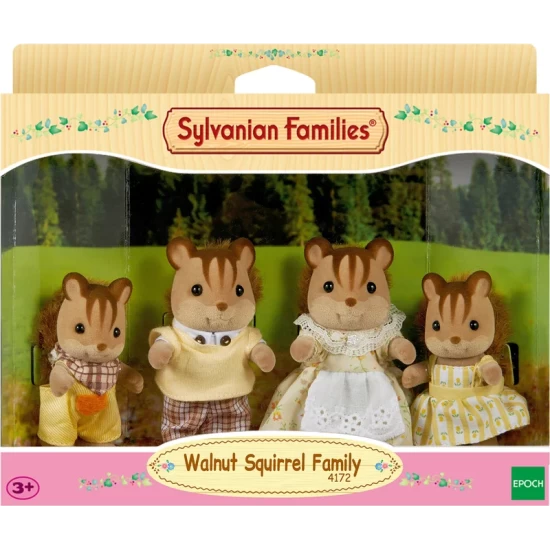 Sylvanian Families: Family Walnut Squirrel Figure 7 Cm