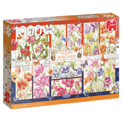 Puzzel Hollandse Tulpen: 1000 Stukjes Puzzel Hollandse Tulpen: 1000 Stukjes