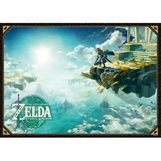 The Legend Of Zelda: Tears Of The Kingdom Jigsaw Puzzle Cover Art (1000 Pieces)